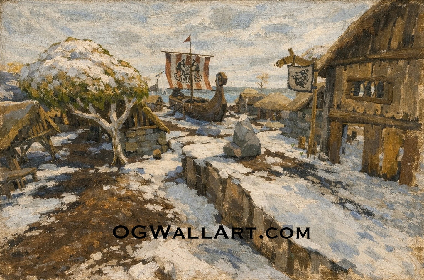 Snowy Village